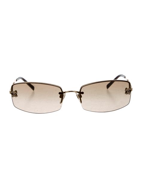 chanel rimless eyeglasses.